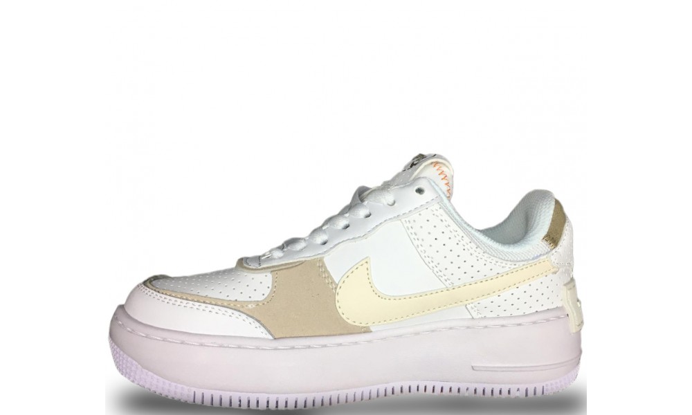 Nike air discount force white beige